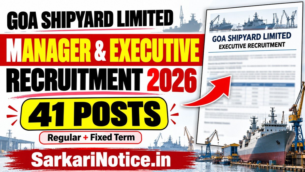 GSL Manager & Executive Recruitment 2026 – 41 Posts